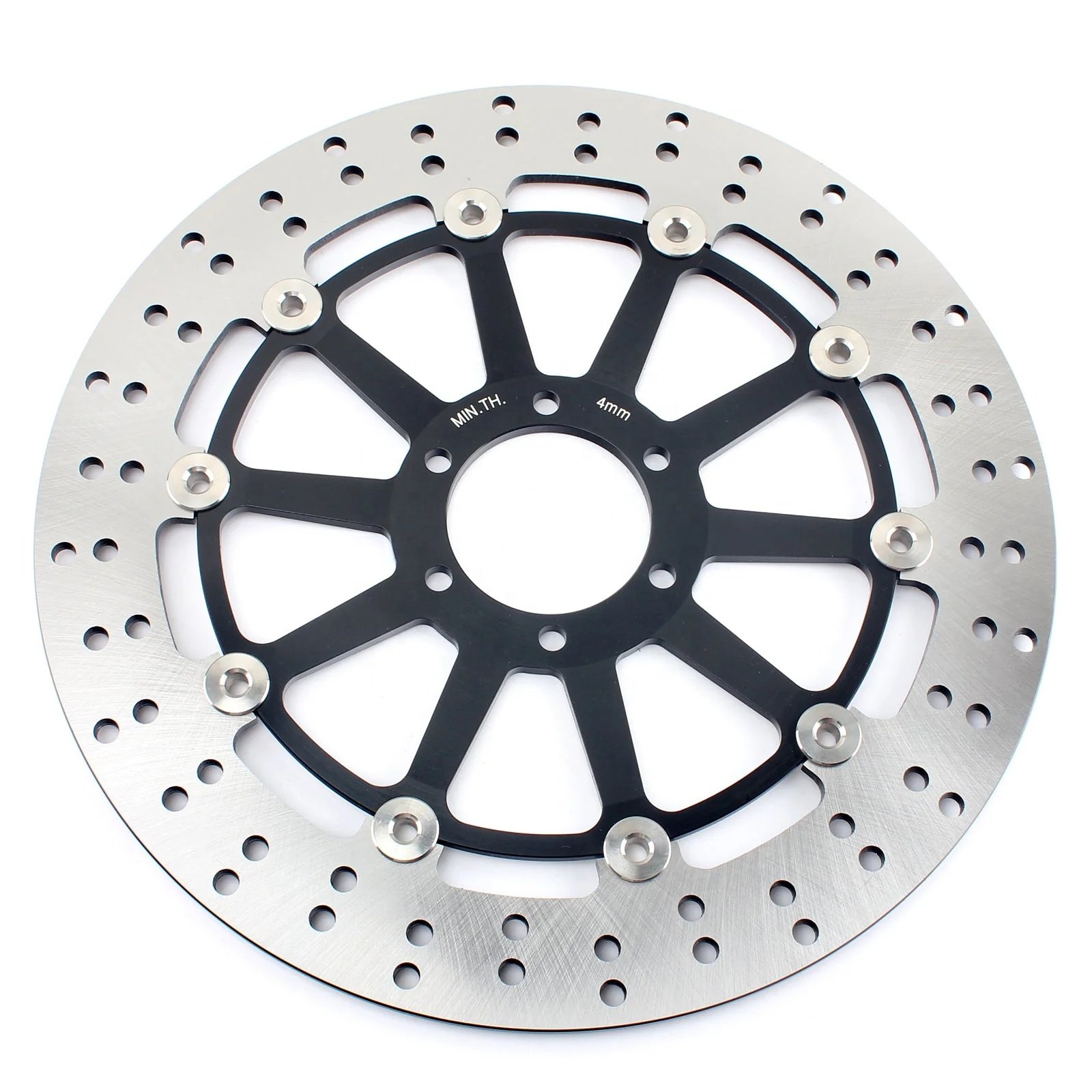 Custom Motorcycle Parts Front Floating Brake Rotor Disc Stainless Steel with Aluminum Alloy for Aprilia Shiver 750