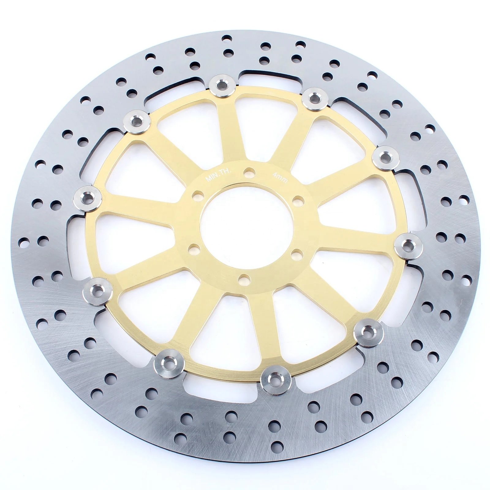 Custom Motorcycle Parts Front Floating Brake Rotor Disc Stainless Steel with Aluminum Alloy for Aprilia Shiver 750