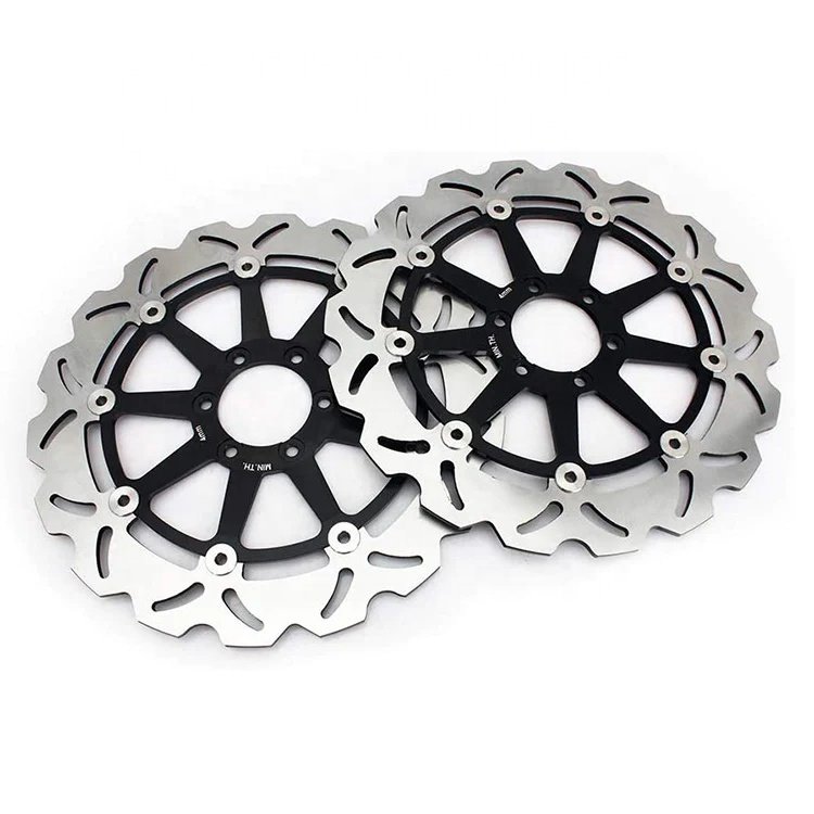 Custom Motorcycle Parts Front Floating Brake Rotor Disc Stainless Steel with Aluminum Alloy for Aprilia Shiver 750