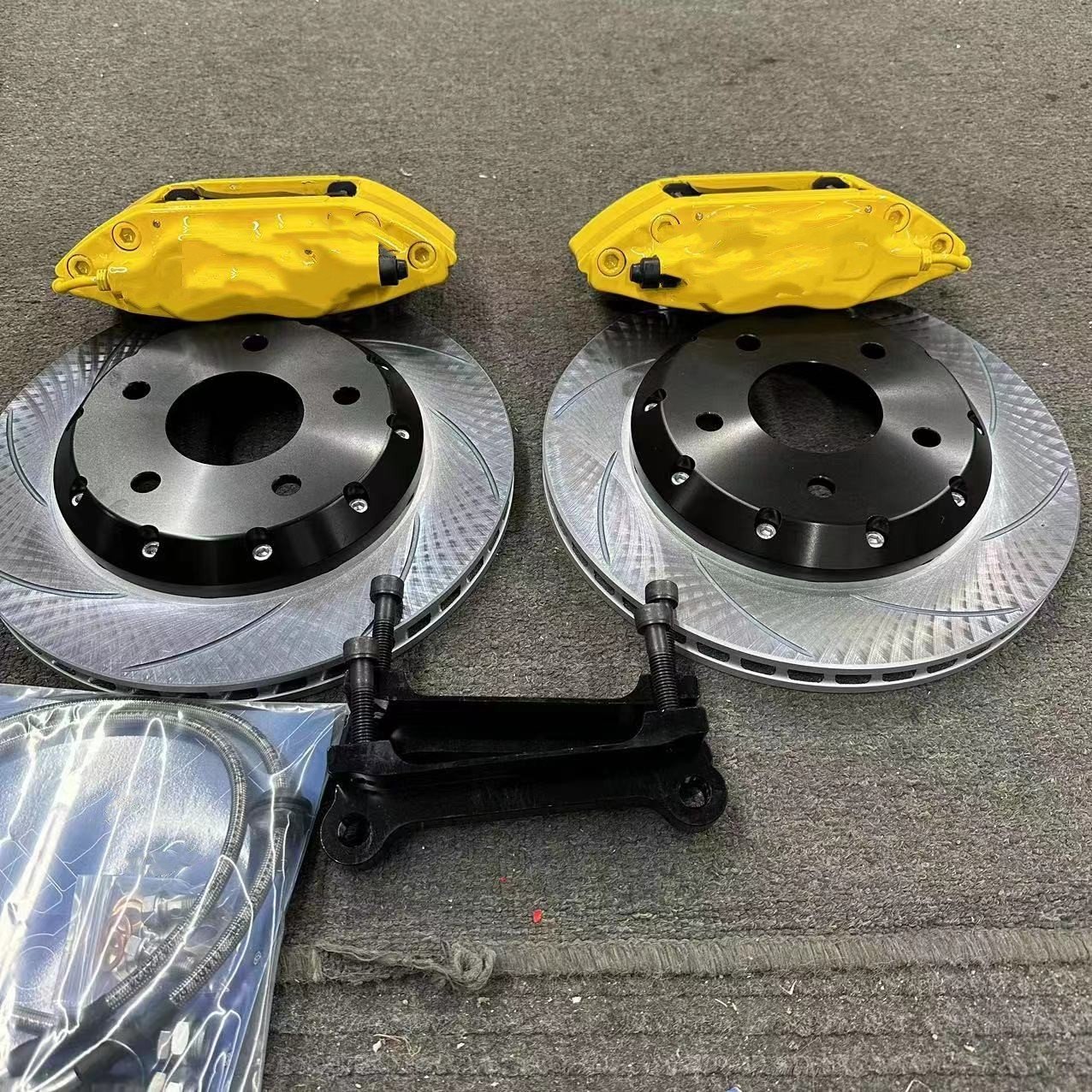 Factory High Quality Big Brake Calipers Kit for 6/4 Pistons with 355/380mm Wheel Universal Car Brake Calipers