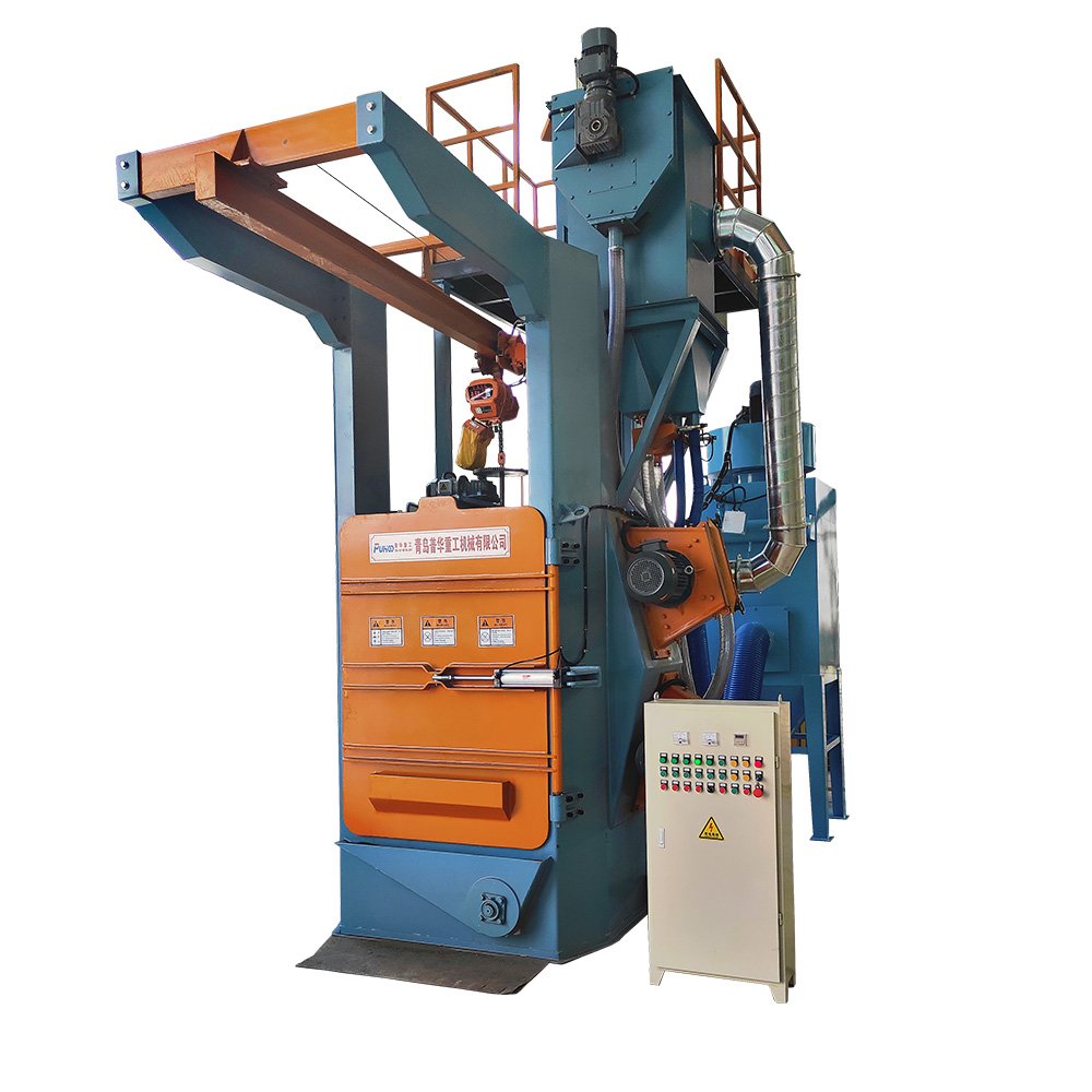 Qingdao Steel Wire Rod Single Wire Aluminum Alloy Wheel Shot Blasting Machine for Brake Pads