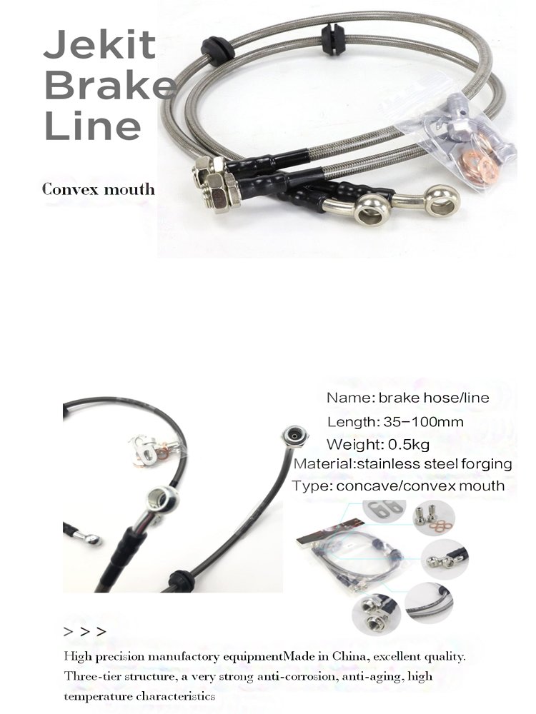 Jekit Custom Brake Hose Steel Line for Different Car Model