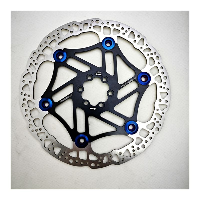 Surron Light Bee 220MM Floating Disc Sets Ready Stock Blue Burnt Rivet Surron Floating Rotors With Adapter