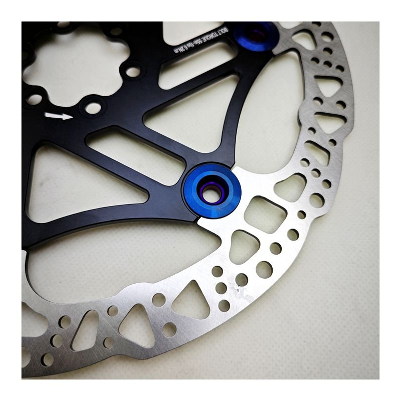 Surron Light Bee 220MM Floating Disc Sets Ready Stock Blue Burnt Rivet Surron Floating Rotors With Adapter
