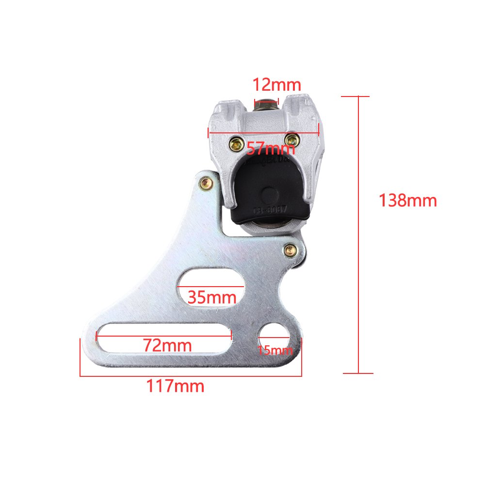 Rear Hydraulic Brake Caliper for BSE 110cc 125cc 140cc PIT PRO Dirt Bike Thumpstar Explorer Braaap WPB Orion Atomic Pitpro