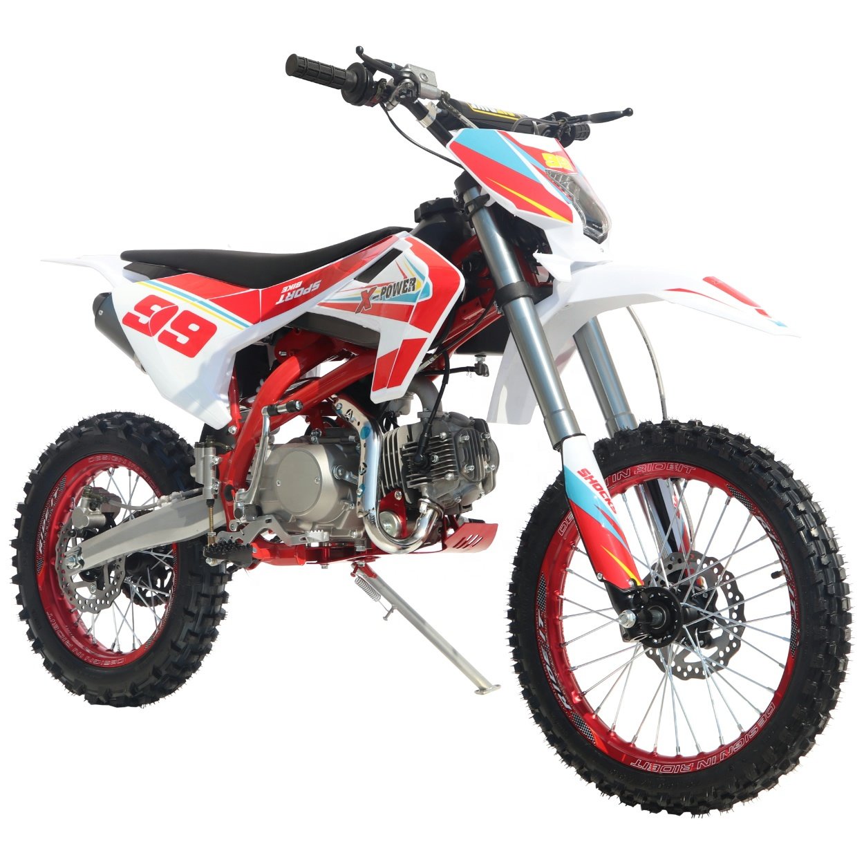 D7-18 Off-road Motorcycles Motorbike Cross Pocket Bike Pit Bike 4 Stroke Engine Gas 125cc Dirt Bike for Sale