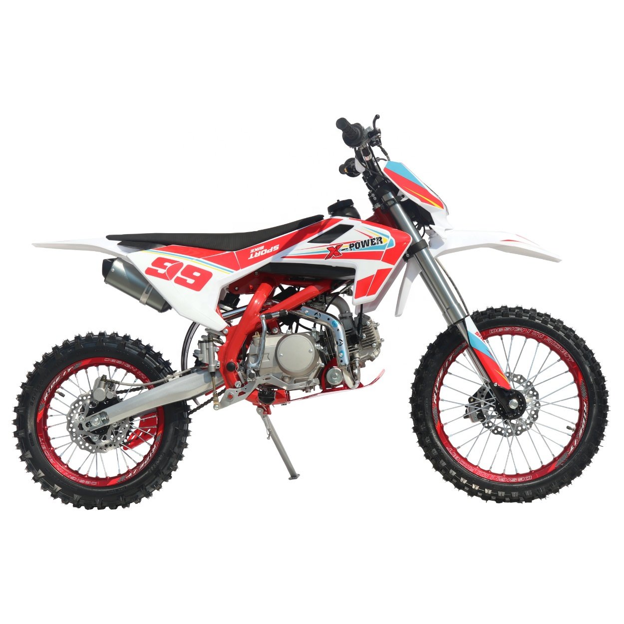D7-18 Off-road Motorcycles Motorbike Cross Pocket Bike Pit Bike 4 Stroke Engine Gas 125cc Dirt Bike for Sale