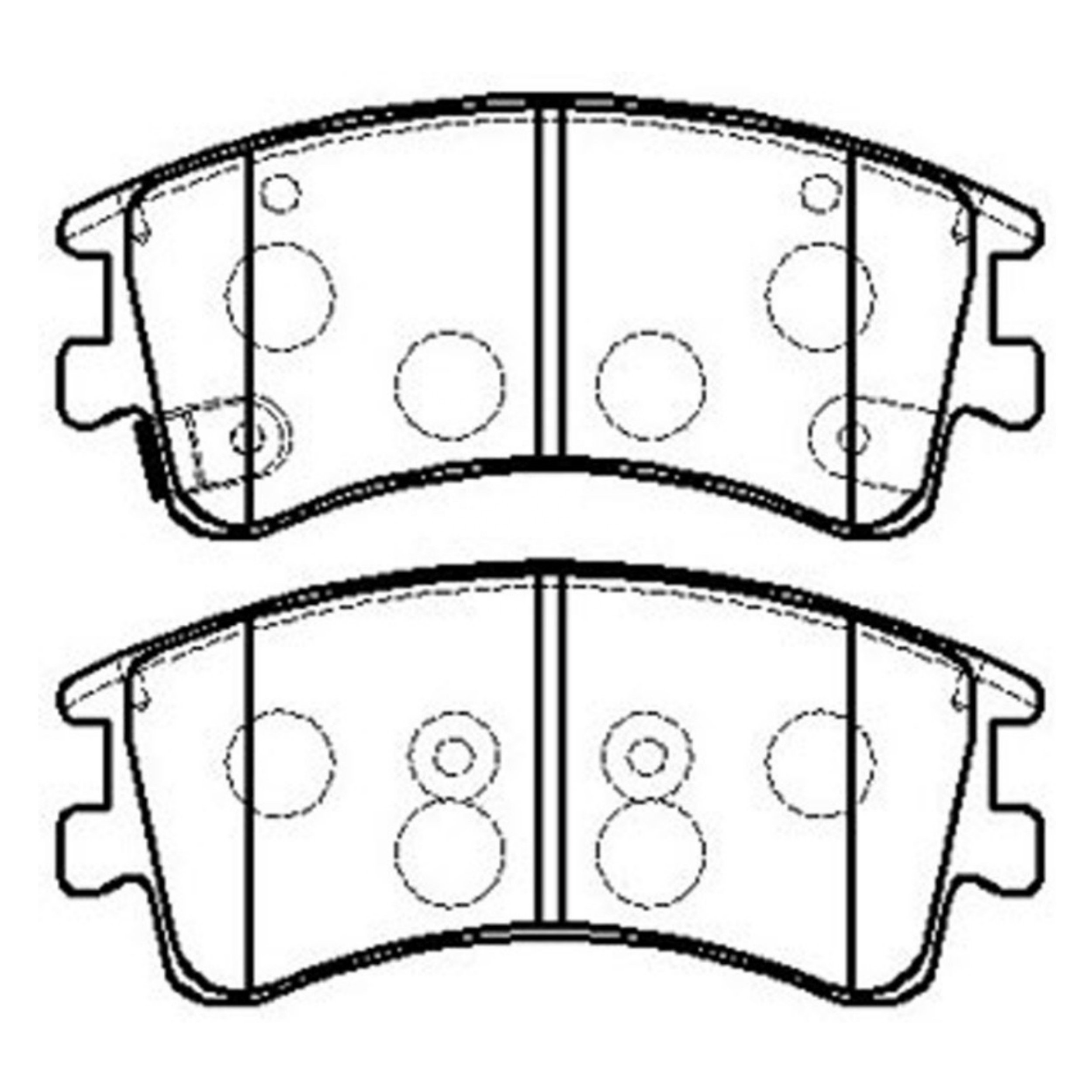 High Performance Factory Auto Parts Brake Pads (Pastillas De Freno) OEM Disc D957/D2027/wva 24046 Is Front Axle Brake for MAZDA
