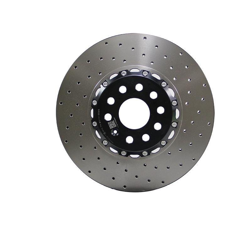 Customized Auto Car High Carbon Alloys Combination 2 Piece Brake Disc for Audi S6 S7 Sq7 OE# 4m0615601p