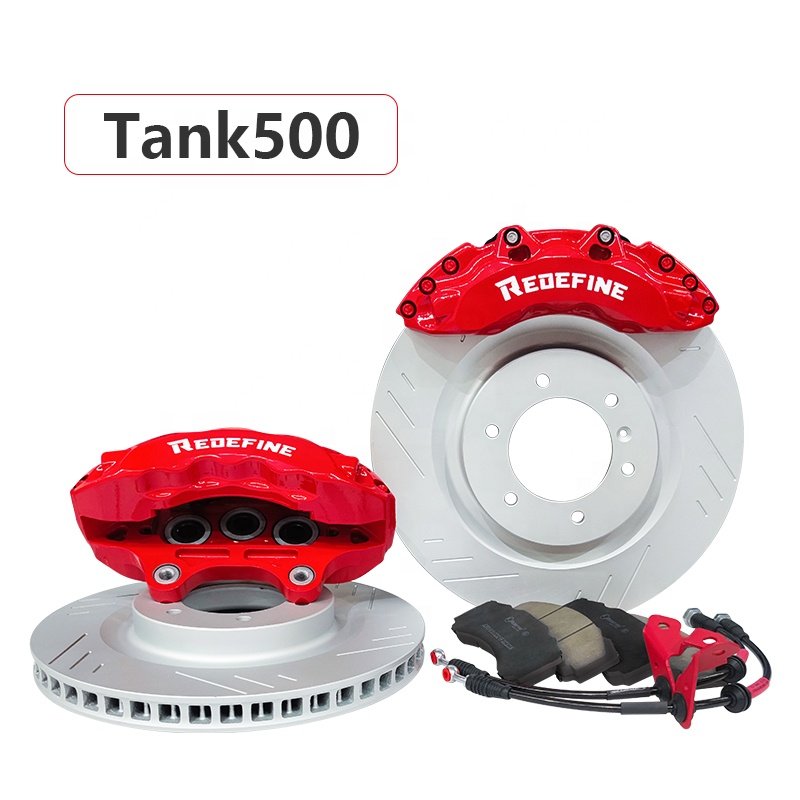 Offroad 340mm 380 mm Brake Disc 6 Piston Brake Calipers Upgrade Brake Kits for GWM WEY Tank 500 Offroad Land Rover Defender