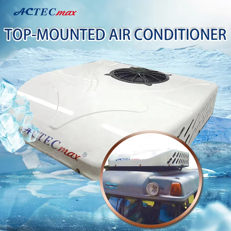 Factory Direct Sale AC.161.081.01 HFC-134a 2150W 24V Auto Car Parking Cooler 12 Volt Air Conditioning for Farm Machinery