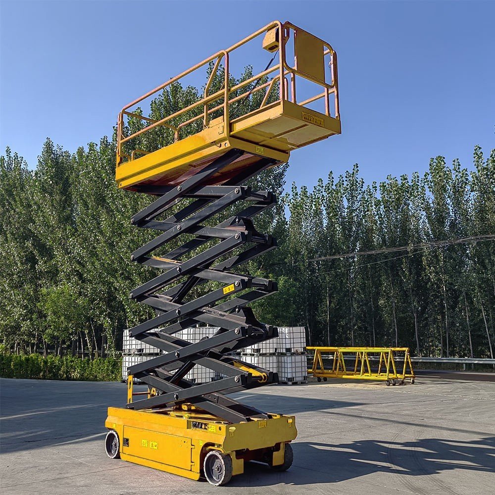 Beigonk Scissor Hydraulic Intelligent Electric Lifting Platform Ladder Aerial Work Platform Car Self-propelled Lift
