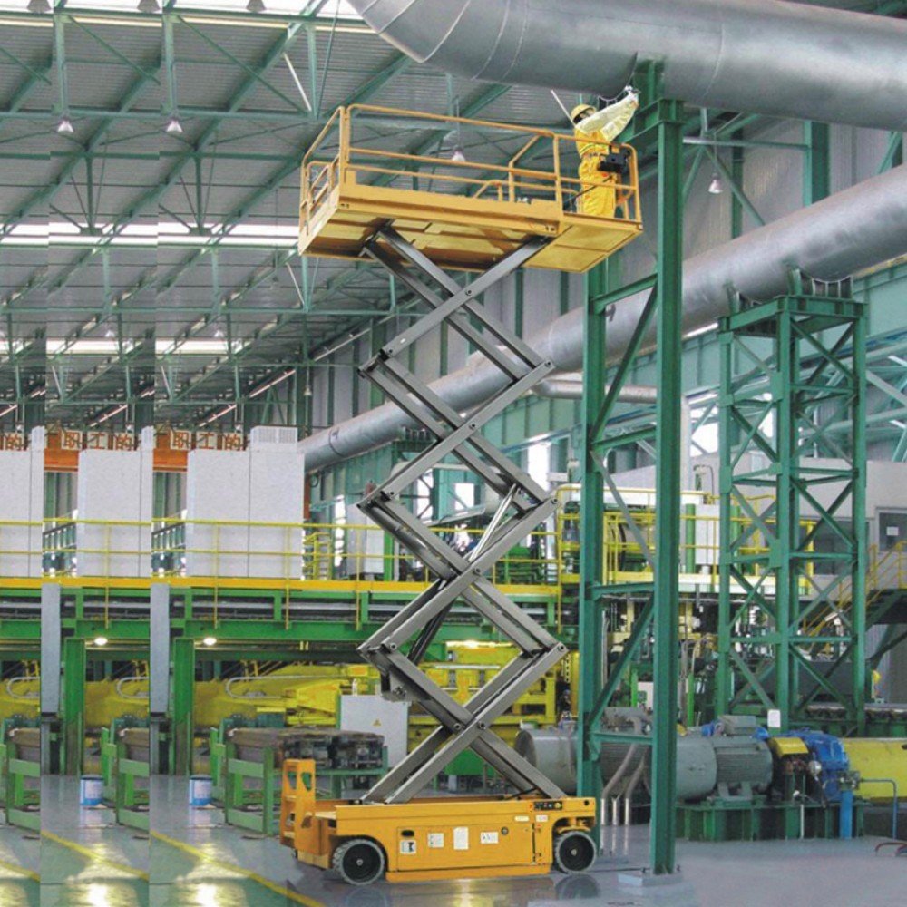 Beigonk Scissor Hydraulic Intelligent Electric Lifting Platform Ladder Aerial Work Platform Car Self-propelled Lift