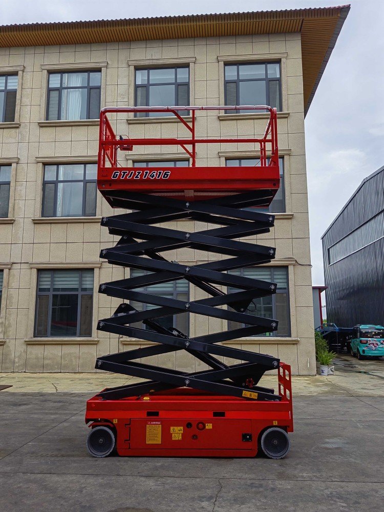 Beigonk Scissor Hydraulic Intelligent Electric Lifting Platform Ladder Aerial Work Platform Car Self-propelled Lift