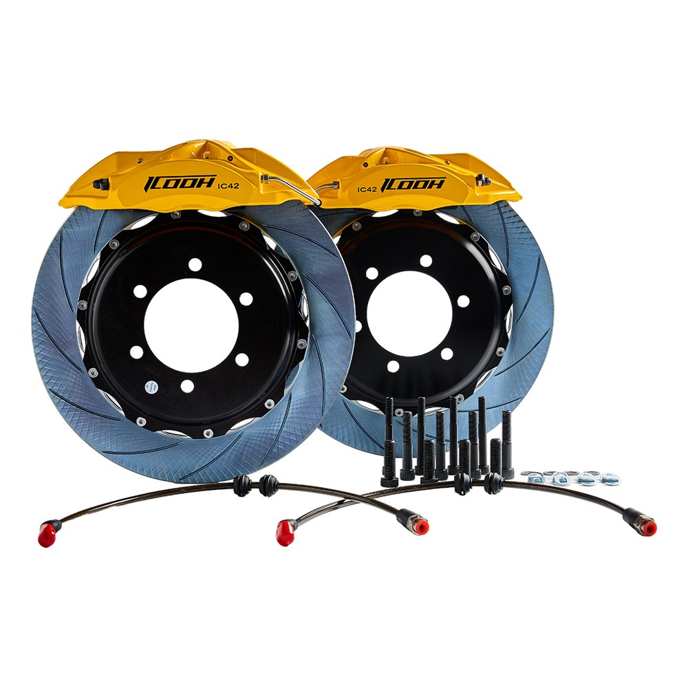 Fast Shipping IC4 Rear Brake Systems Brake Calipers Kits Parts for BMW E36 E46 E60 18 Inch