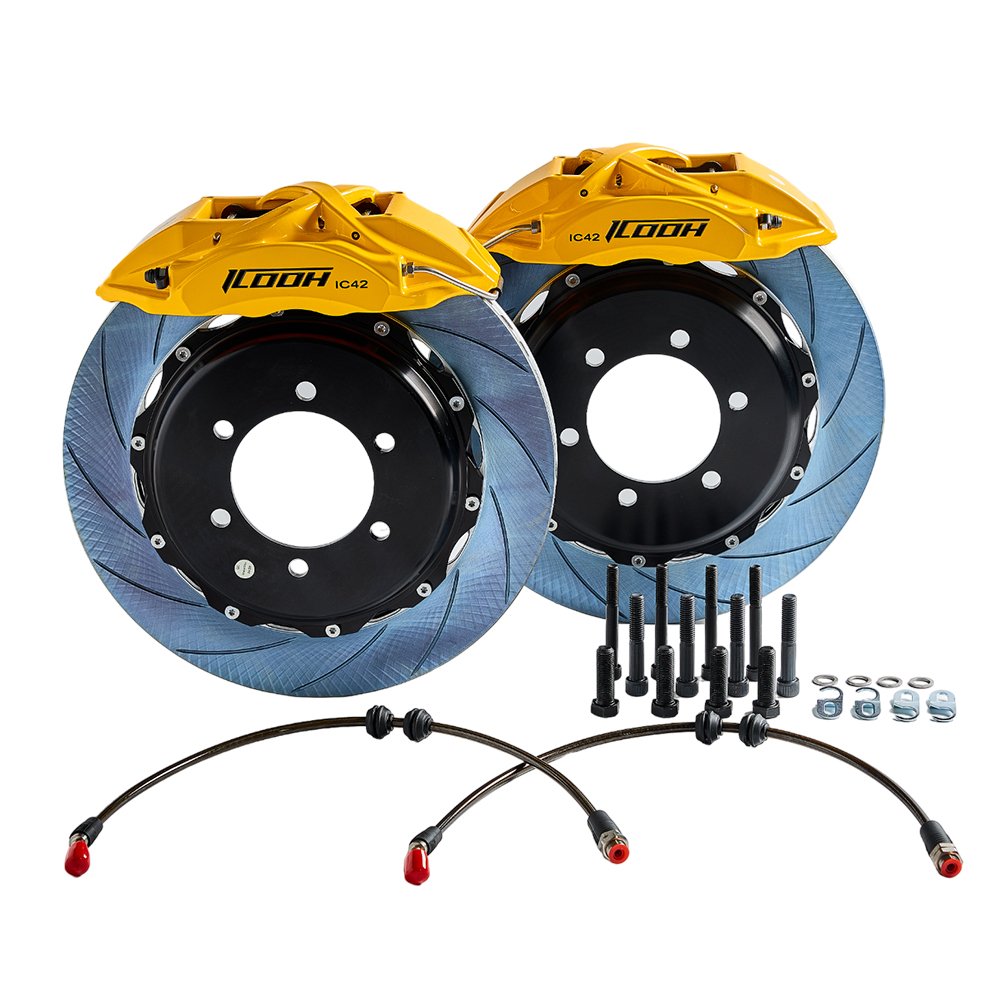 Fast Shipping IC4 Rear Brake Systems Brake Calipers Kits Parts for BMW E36 E46 E60 18 Inch