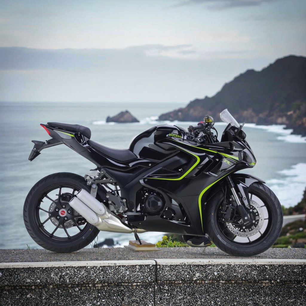 Factory Wholesale 400CC Motorcycle Gasoline Sport Dual Cylinder Water Cooling with Disc Brake F/R Double Cylinder Engine