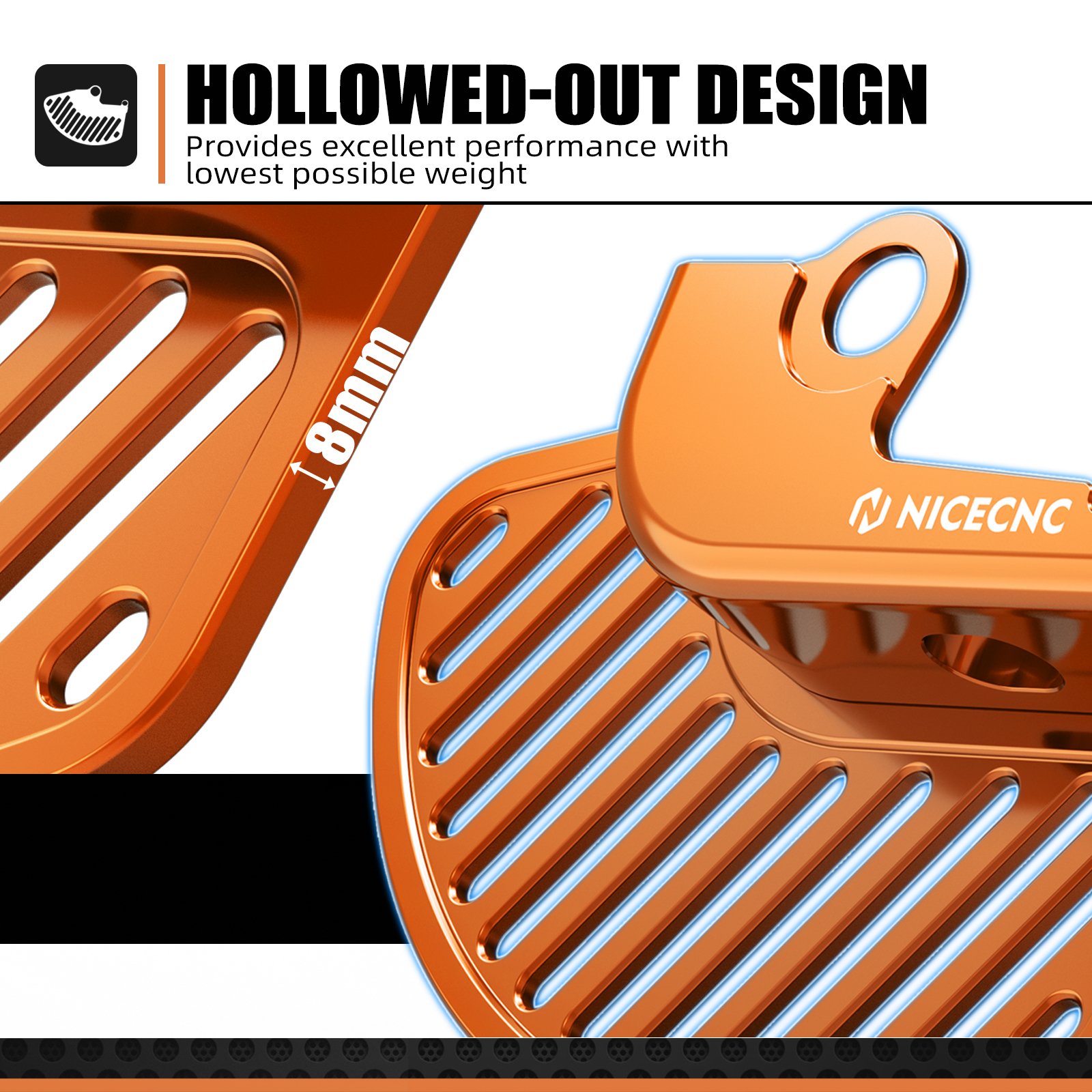 NiceCNC Front Brake Disc Guard Protector Cover for KTM SX 125 2015-2024 125XC 2021-2024 200XCW 2016 250XC TPI 2020-2022 WP KYB