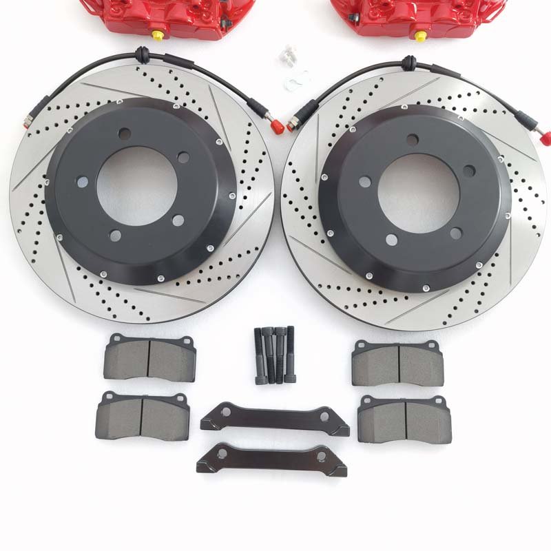 Brake Caliper 4 Piston 355x28mm Disc Rotor for GOLF 7R MK7 MK7.5 GOLF R GOLF8 MK8 2012-2021 18Inch Wheel