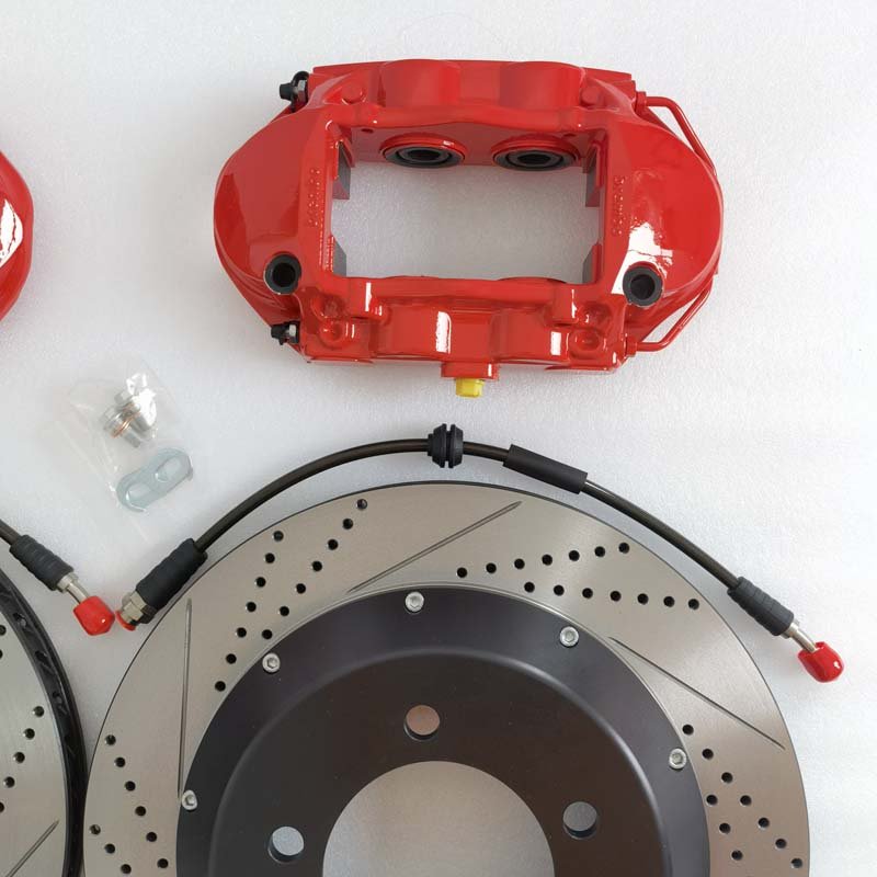 Brake Caliper 4 Piston 355x28mm Disc Rotor for GOLF 7R MK7 MK7.5 GOLF R GOLF8 MK8 2012-2021 18Inch Wheel