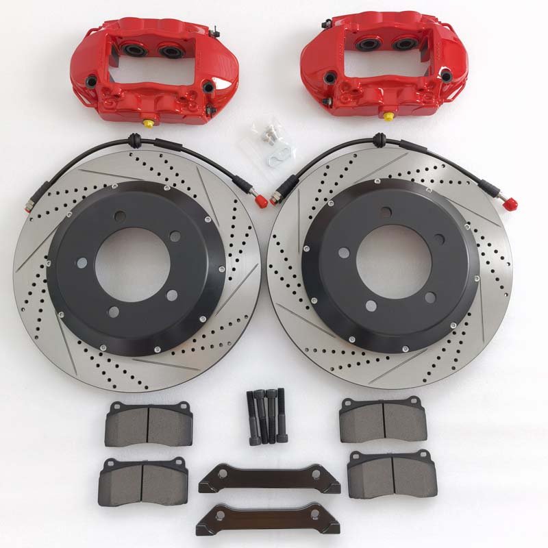 Brake Caliper 4 Piston 355x28mm Disc Rotor for GOLF 7R MK7 MK7.5 GOLF R GOLF8 MK8 2012-2021 18Inch Wheel