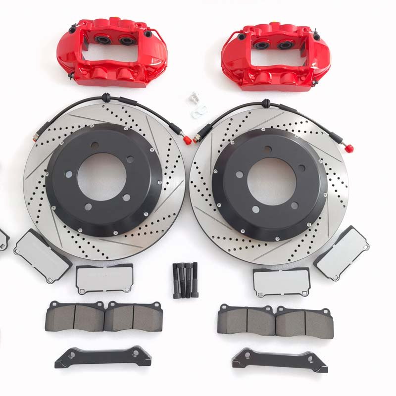 Brake Caliper 4 Piston 355x28mm Disc Rotor for GOLF 7R MK7 MK7.5 GOLF R GOLF8 MK8 2012-2021 18Inch Wheel