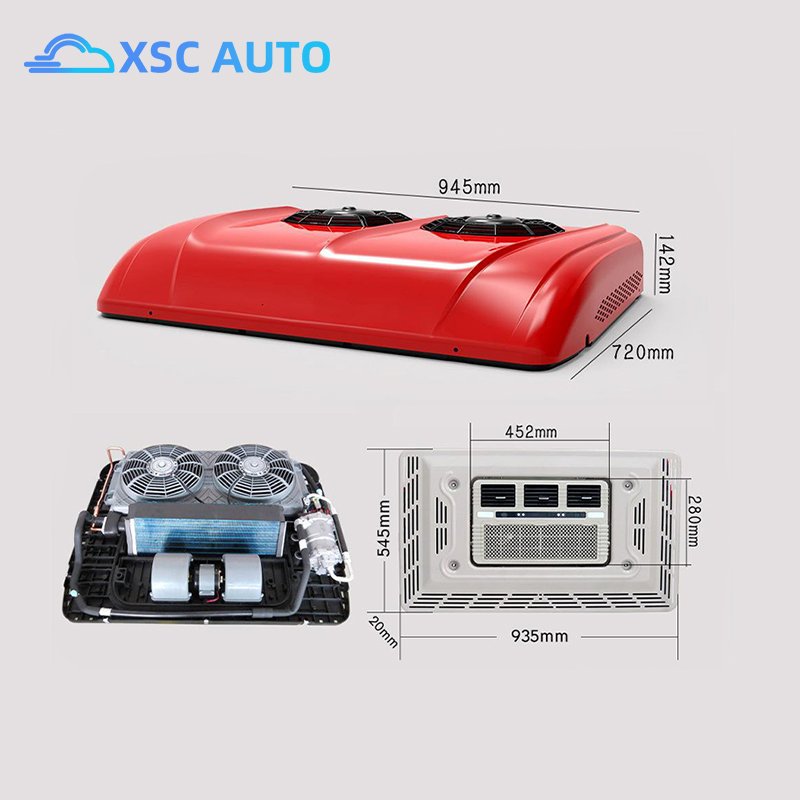 Truck RV Split Excavator Electrical Air Conditioning Car 12 Volt 24V Tractor Truck APU Parking Air Conditioner for Truck