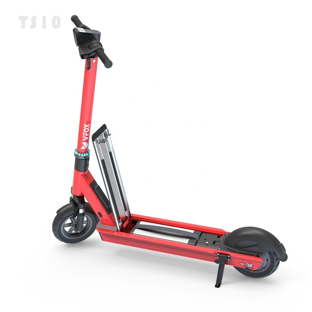 Fitcoo Rental Public Shared Ride Sharing Escooter CE Certification GPS Tracking Electric Scooter with Steel Kickstand