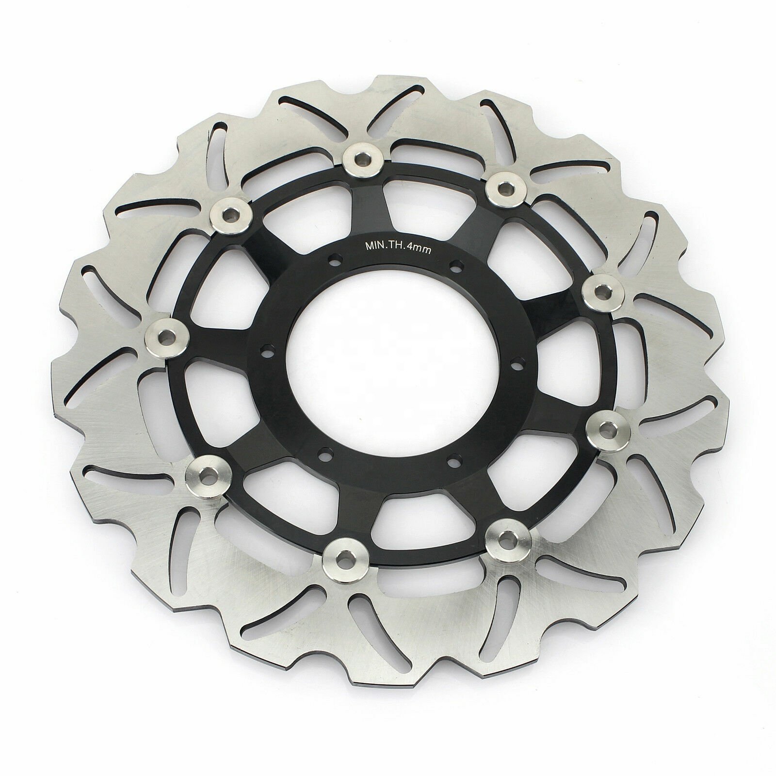 Customized Motorcycle Stainless Steel Front Waved Offset Brake Disc Rotors for Honda CBR600RR CBR600F4i 2001-2007