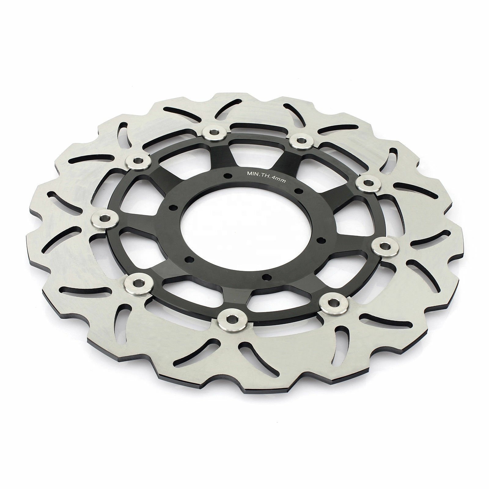 Customized Motorcycle Stainless Steel Front Waved Offset Brake Disc Rotors for Honda CBR600RR CBR600F4i 2001-2007
