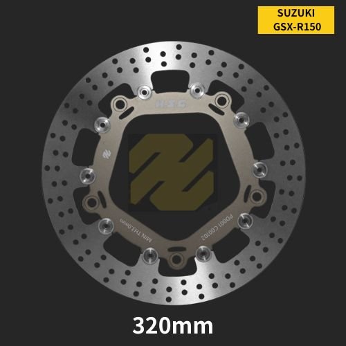 [Ready to Ship] Front Floating Brake Discs Rotors for SUZUKI GSX-R150 320MM Thk.3.8MM