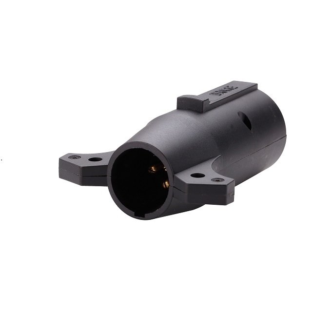 High Quality Trailer Axle Socket Repair 7 Way Blade to 6 Way Flat Adapter for Center Pin Electric Brake