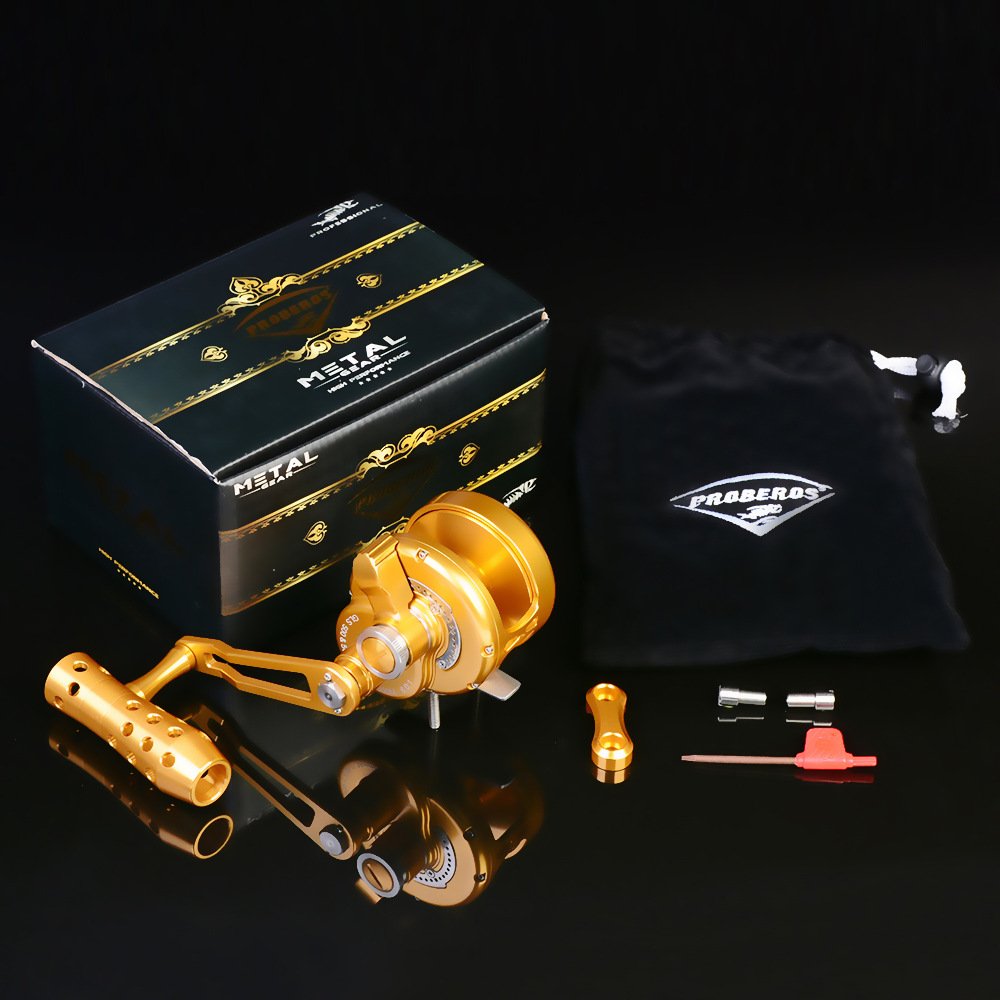 Horizon 12BB 6.0:1 Jigging Reel Angelrolle Aluminum CNC Saltwater Big Game Full Metal Fishing Reel Molinete Pesca Trolling Reel