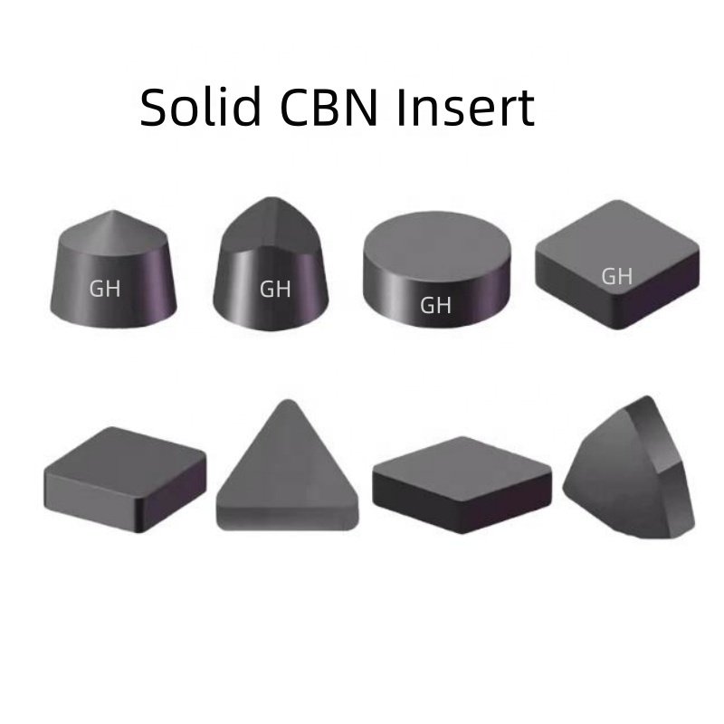 PCBN CBN Inserts RCMX RCGX RNMN RNGN Solid Cbn Insert for Turning Brake Disk Rolls Cylinder