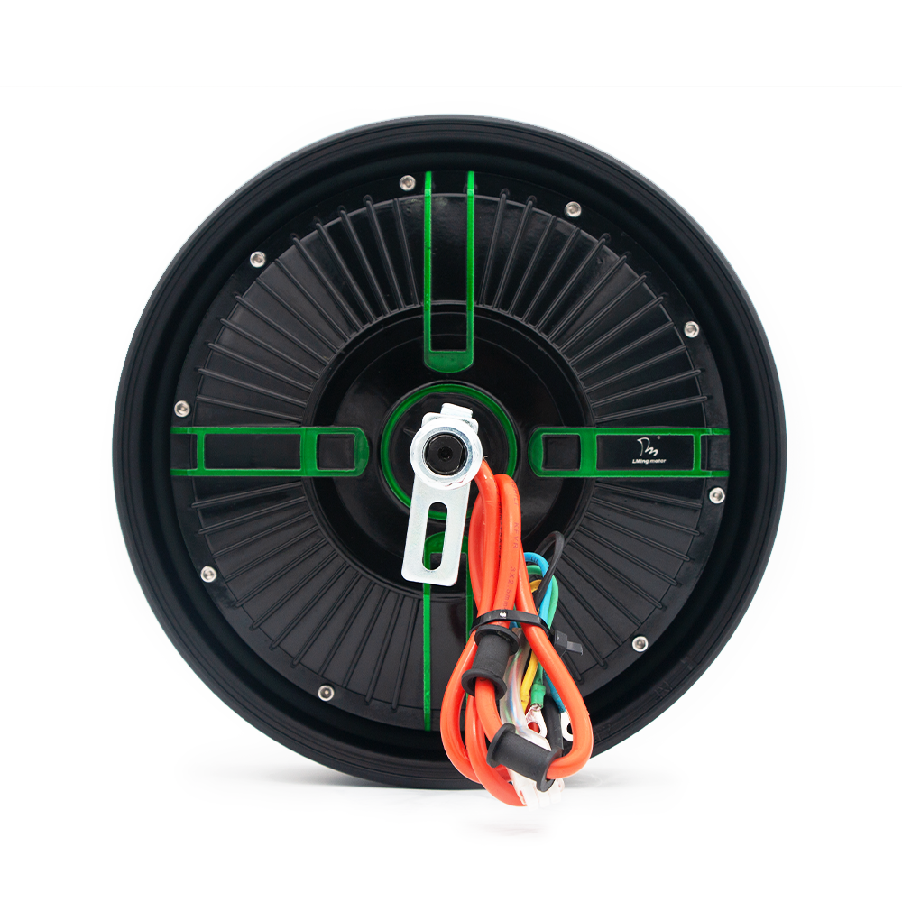 72v 60v 48v Brushless Disc Brake Drum Brake Opening Size 200mm for Electric Motorcycle 10 Inches Rear Wheel Hub Motor