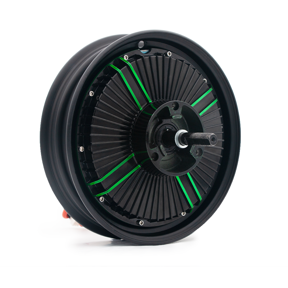72v 60v 48v Brushless Disc Brake Drum Brake Opening Size 200mm for Electric Motorcycle 10 Inches Rear Wheel Hub Motor