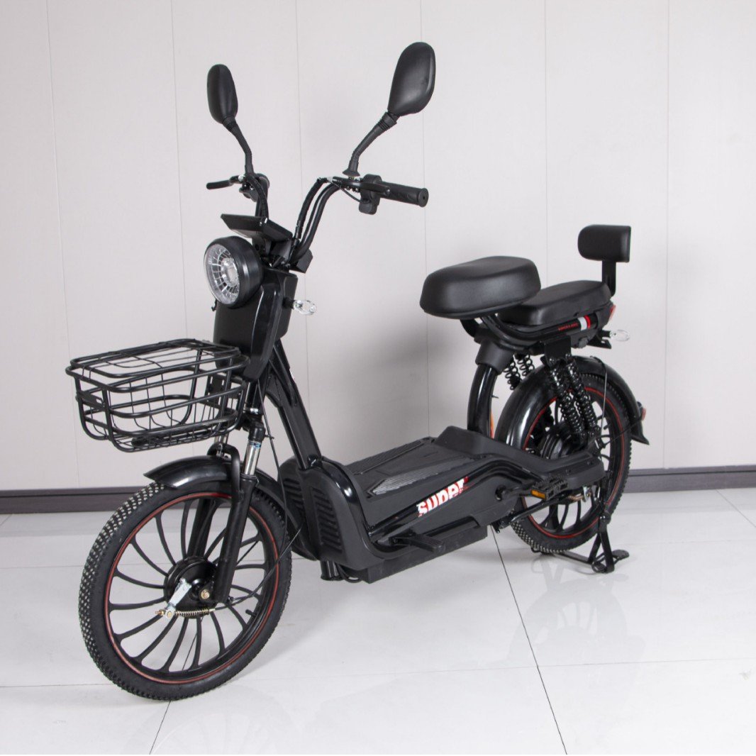 China Factory Multi-purpose Delivery 500W Electric Bicycle with Large Round Lights Urban Electric Multi-purpose Bicycle