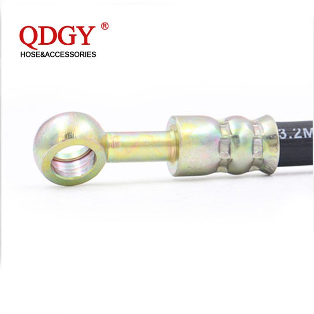 Dot Sae J1401 Industrial Rubber air Brake Fuel Oil Hose and Copper Banjo Tube Fittings