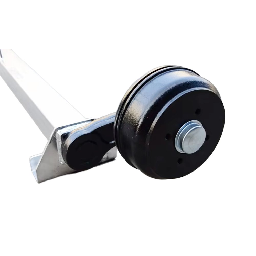 1500kg Trailer Axle Parts Mechanical Brake Drum and Torsion Axle