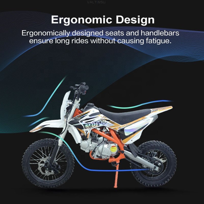2024 Motocross Dirt Sport Bike Off Road Street Legal 125cc Gas Motorcycle 125cc Mini Motorcycle Four Stroke Dirt Bike