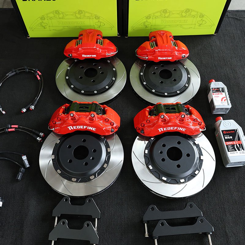 Independent R&D and Design Front 6 Pot Brake Caliper Big Brakes Kit for VW Volkswagen Passat