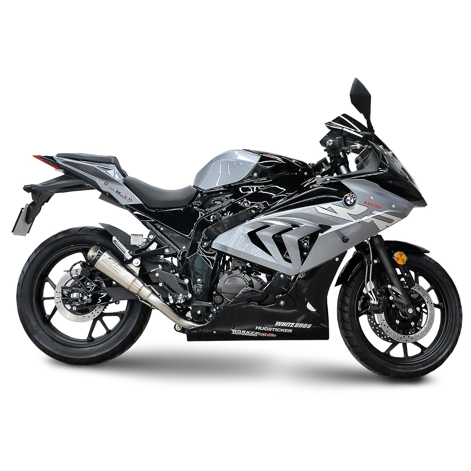 RACING MOTORCYCLE 1 Cylinder,4 Stroke Air Cooled Electric+kick Start Double Disc Brake Single Disc Brake Hydraulic Suspension