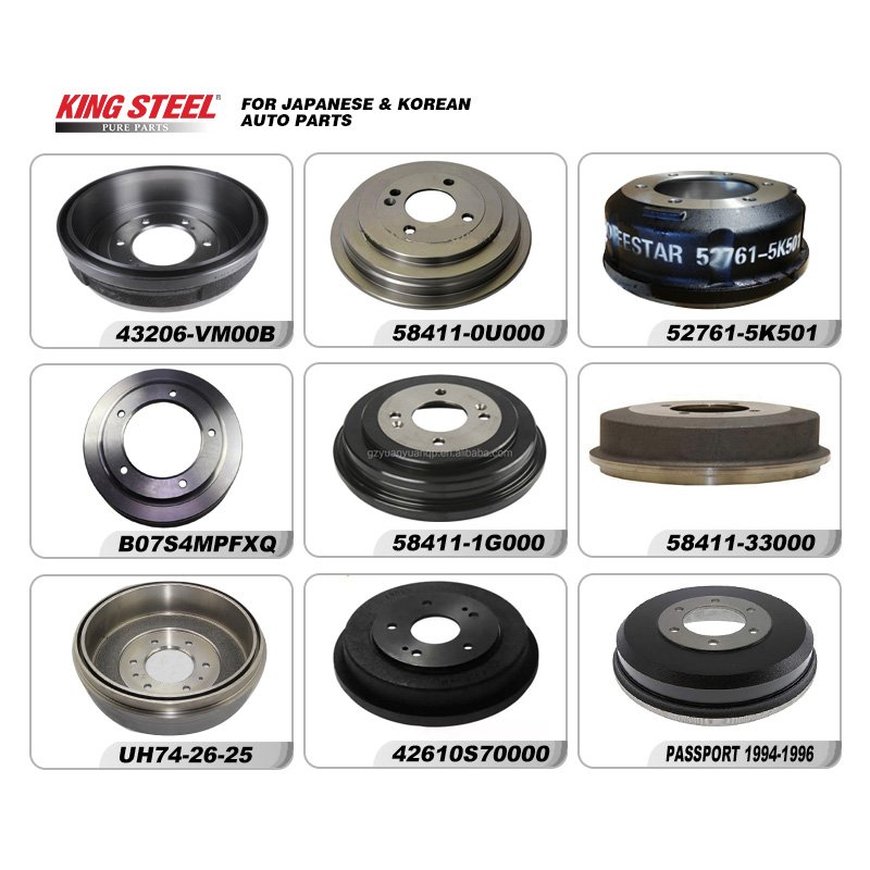 Wholesale Auto Brake Parts Drum Brake Assembly Front Rear BrakeS Drums for Toyota Coaster Suzuki RG50 2006 Suzuki Swift KIA