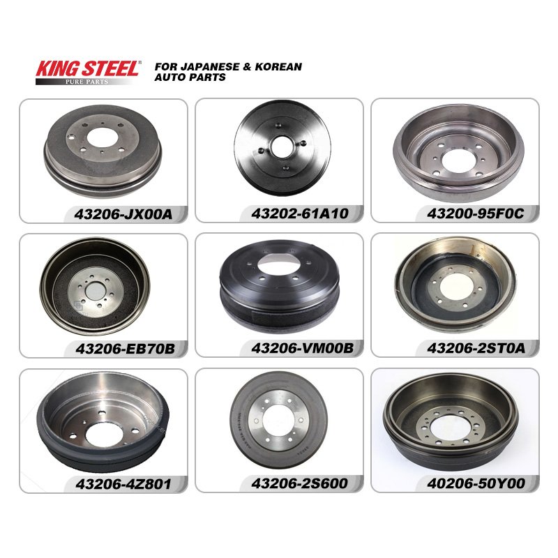 Wholesale Auto Brake Parts Drum Brake Assembly Front Rear BrakeS Drums for Toyota Coaster Suzuki RG50 2006 Suzuki Swift KIA