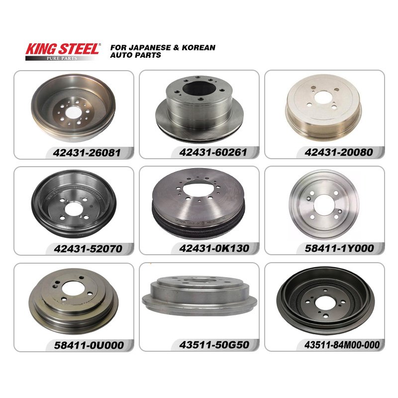 Wholesale Auto Brake Parts Drum Brake Assembly Front Rear BrakeS Drums for Toyota Coaster Suzuki RG50 2006 Suzuki Swift KIA