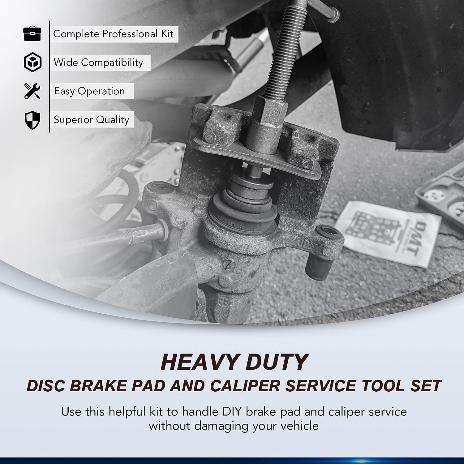 22Pcs Vehicle Tools Universal Brake Caliper Piston Pad Expansion Repair Brake Kit