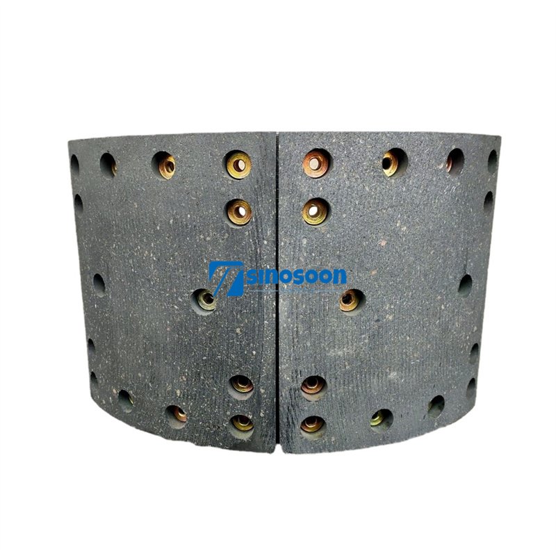 Sinotruk Howo Tractor Truck Dump Truck Brake System Parts 14 Holes Brake Lining Brake Friction Pads WG9231342069 for Sinotruk