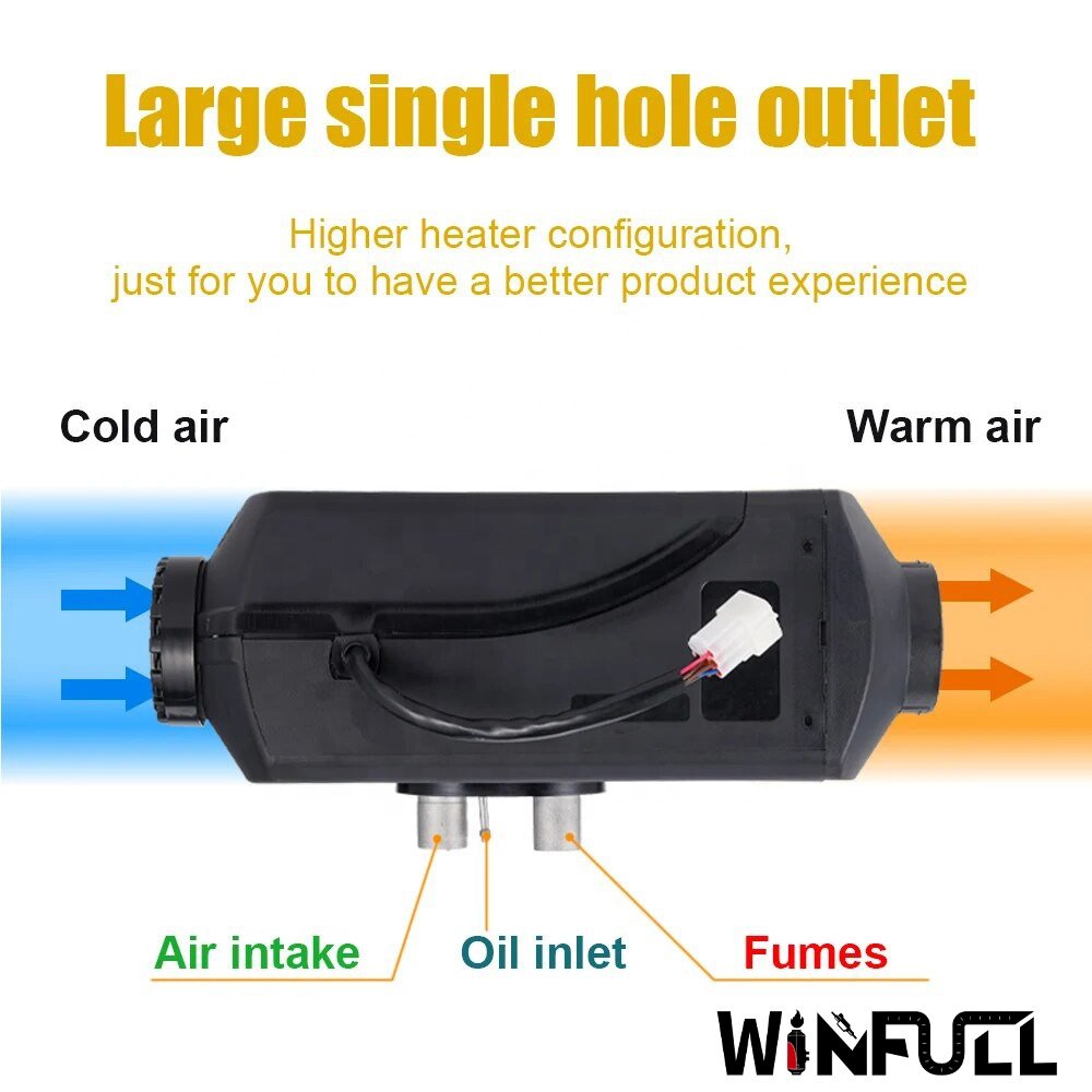 5KW Diesel Heater Remote Control and LCD Screen for Car SUV RV Trailer Camper Boat and Garage