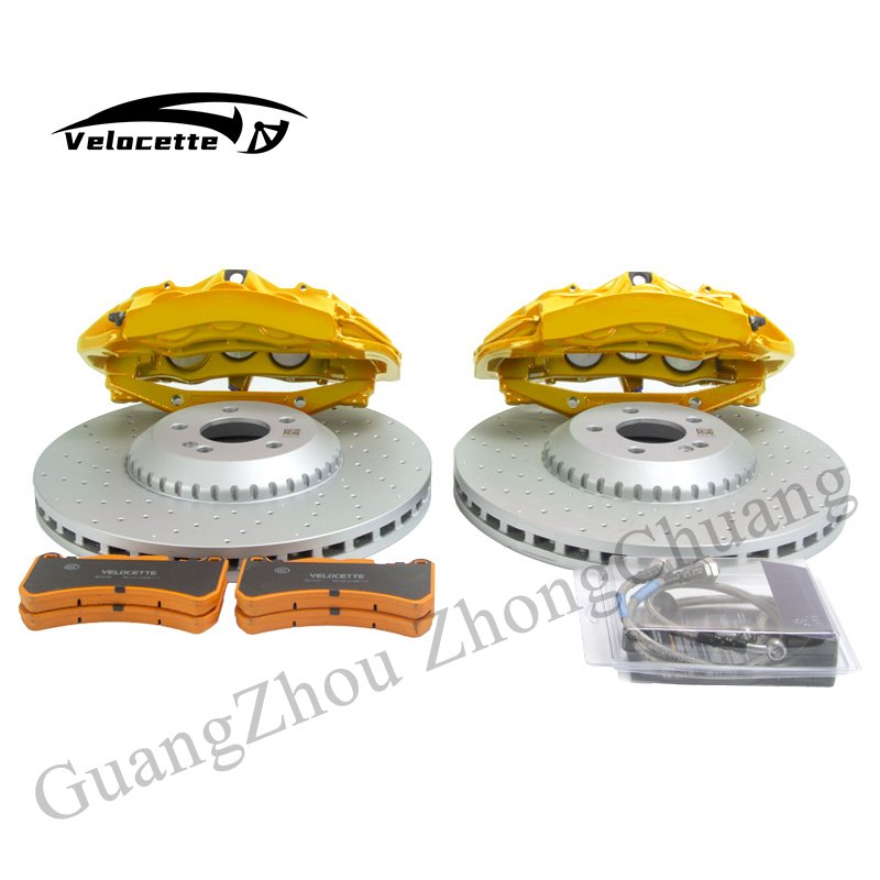 Big Brake Set AMG6 C63 Caliper 6 Pistons 18 Inch Wheels Brake Disc 360-390mm Rotor Brakes Caliper System for toyota honda audi
