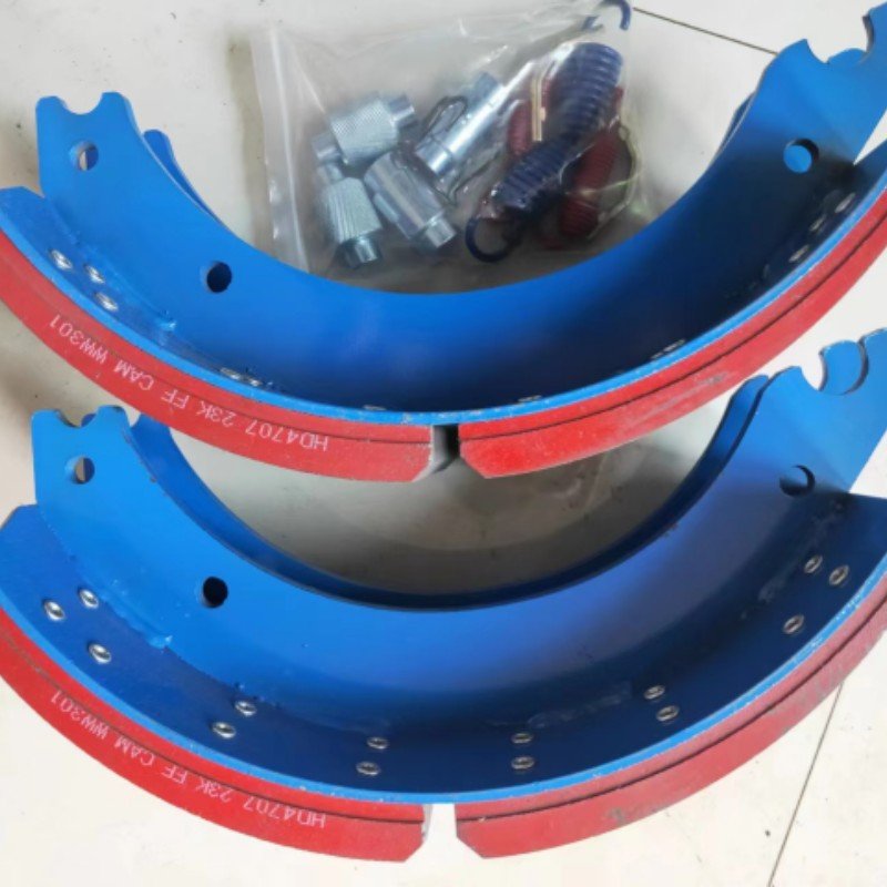 American Heavy Duty Truck Trailer Bus Bendix Meritor Kenworth Axle Brake Lining 4707 4707Q Brake Shoe with Repair Springs Kits